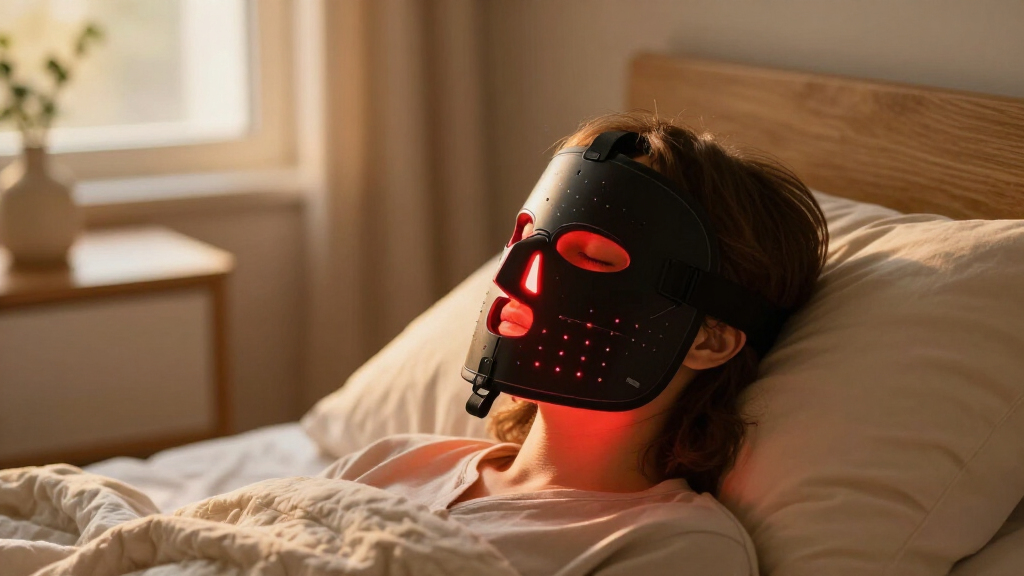 led mask light therapy