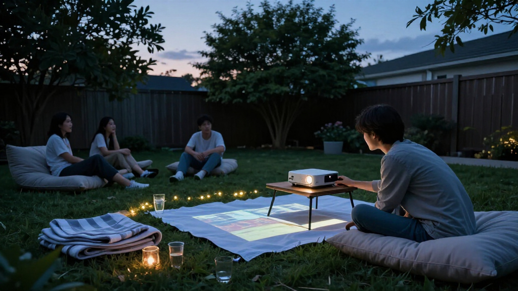 mini projectors for outdoor movies