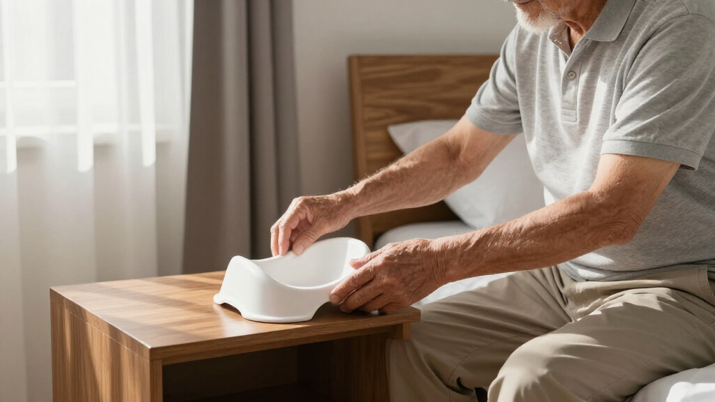 bedpan for elderly man