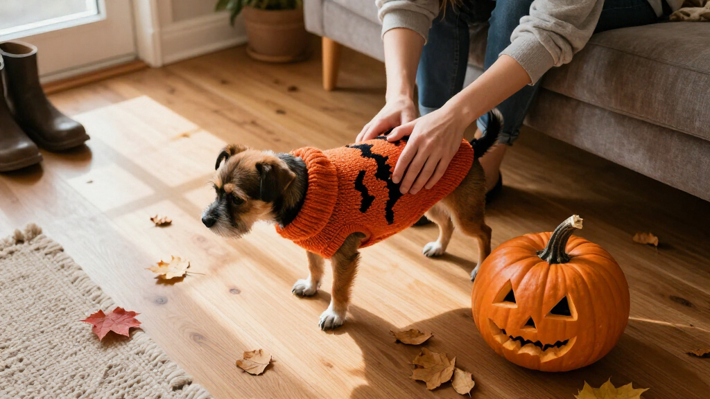 Halloween pet sweaters