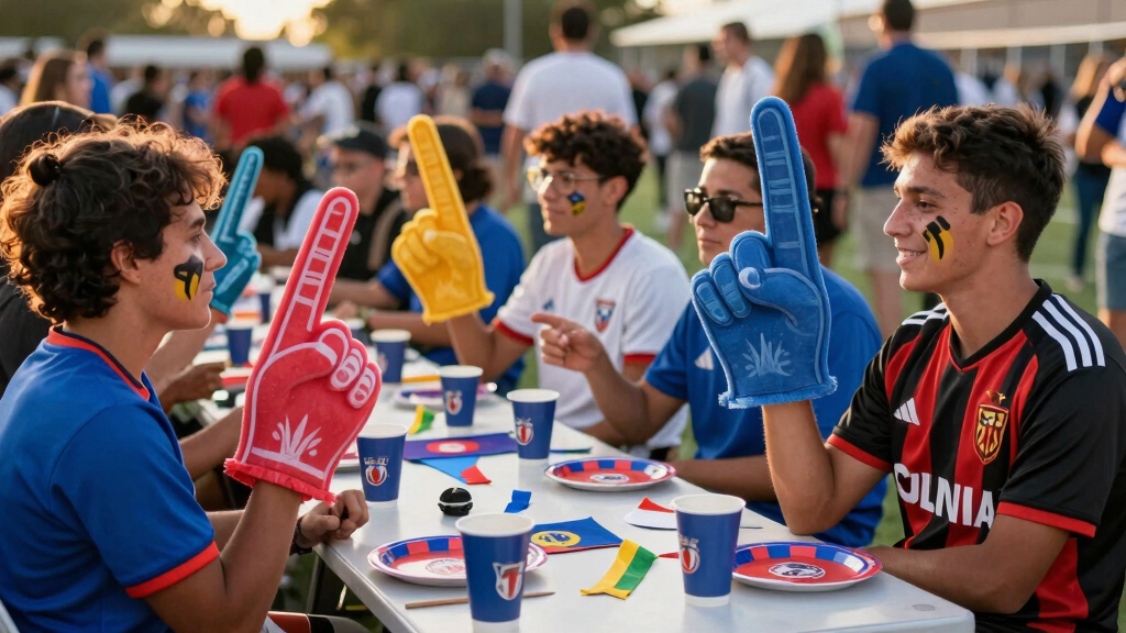 soccer fan party supplies