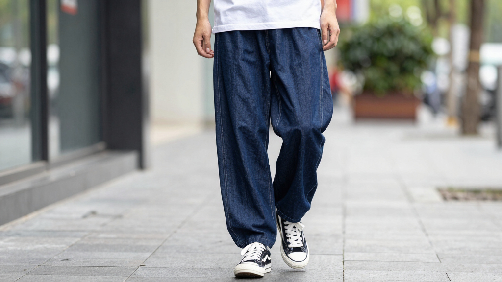 best denim track pants