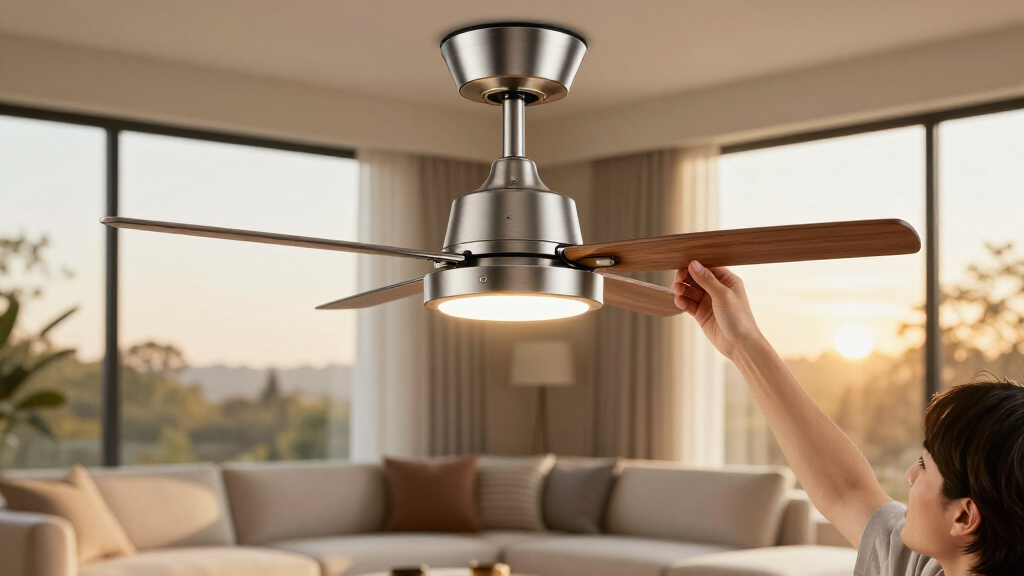 dual motor ceiling fan for living room