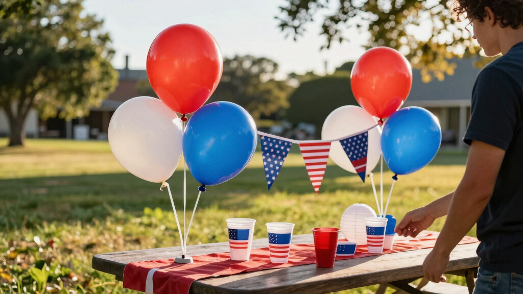 patriotic outdoor party supplies