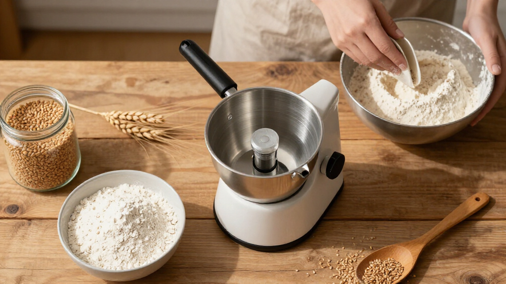 best electric grain mills for whole wheat
