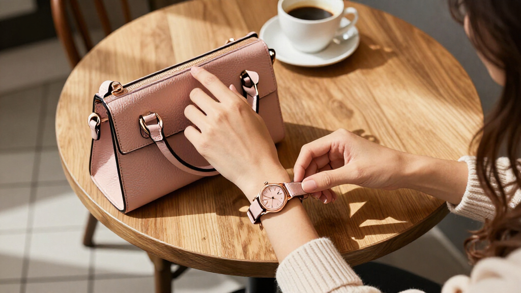 best blush pink fashion accessories