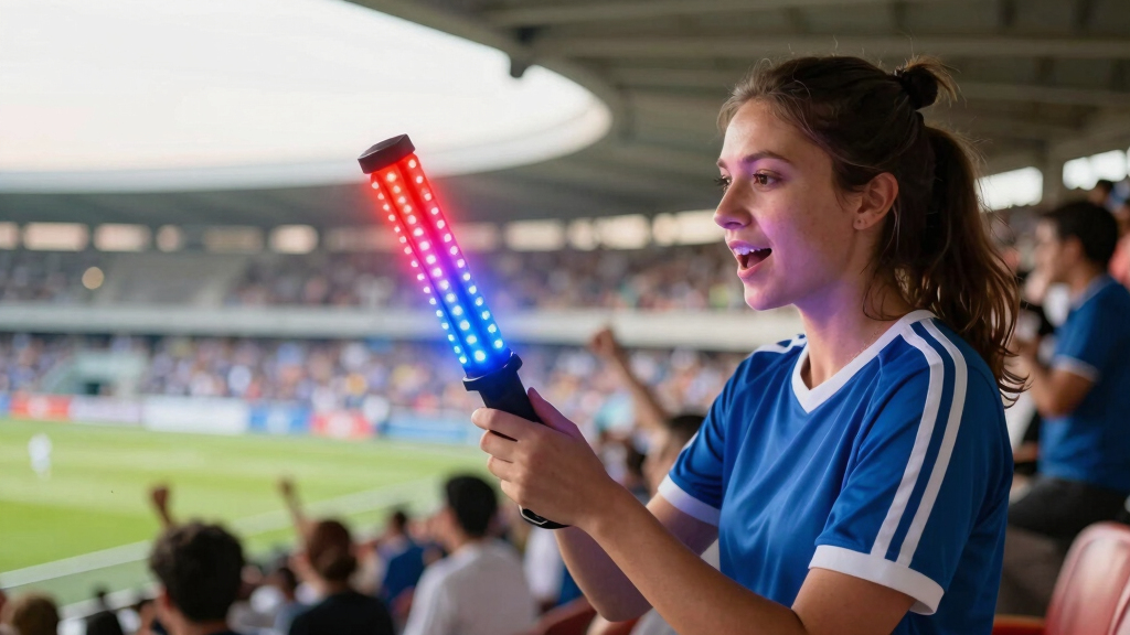 soccer fan LED light displays