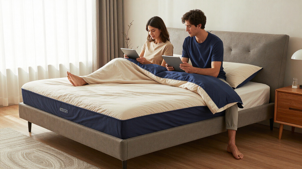 split king adjustable bed base for couples