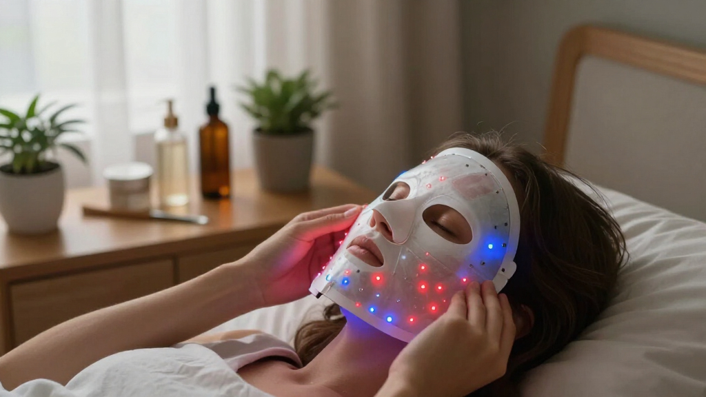 led face mask for skin rejuvenation