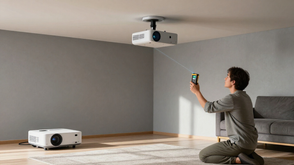 best laser distance measurer for projector setup