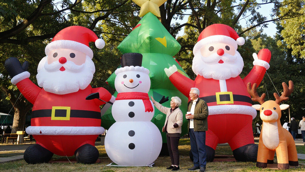 giant holiday inflatables 1220 ft