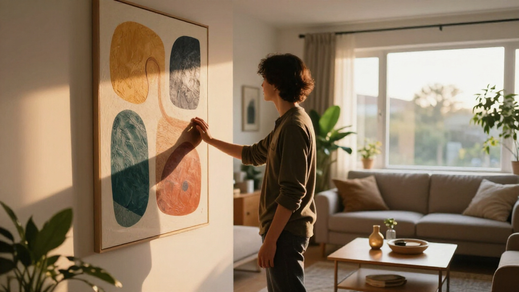 modern accent wall art