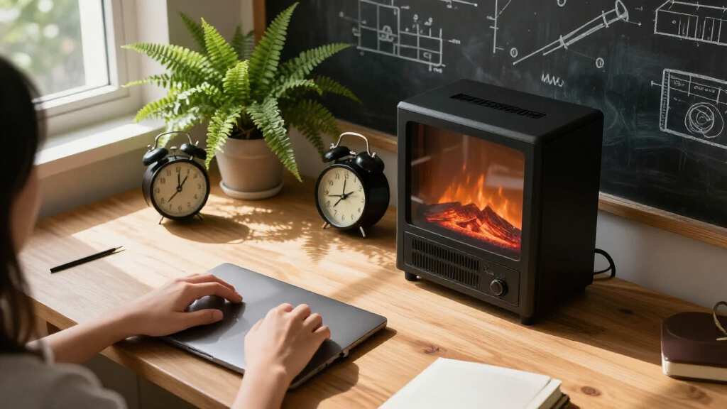 best electric fireplace for spooky study rooms