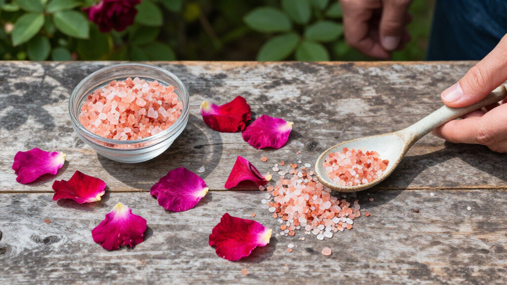 best rose petal food-grade salts
