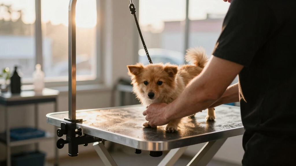 hydraulic grooming table