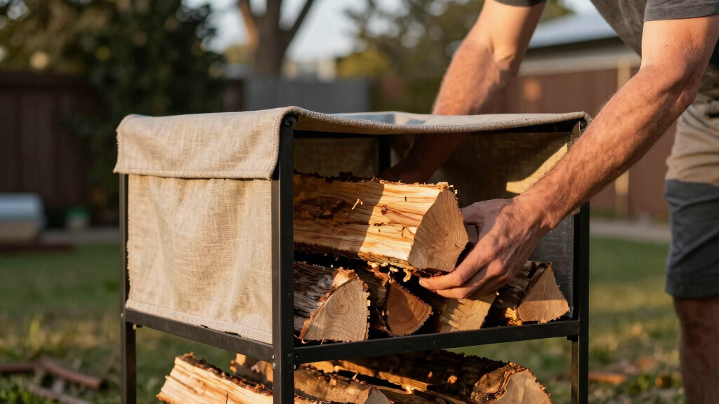 best firewood racks with covers for outdoor seasoning