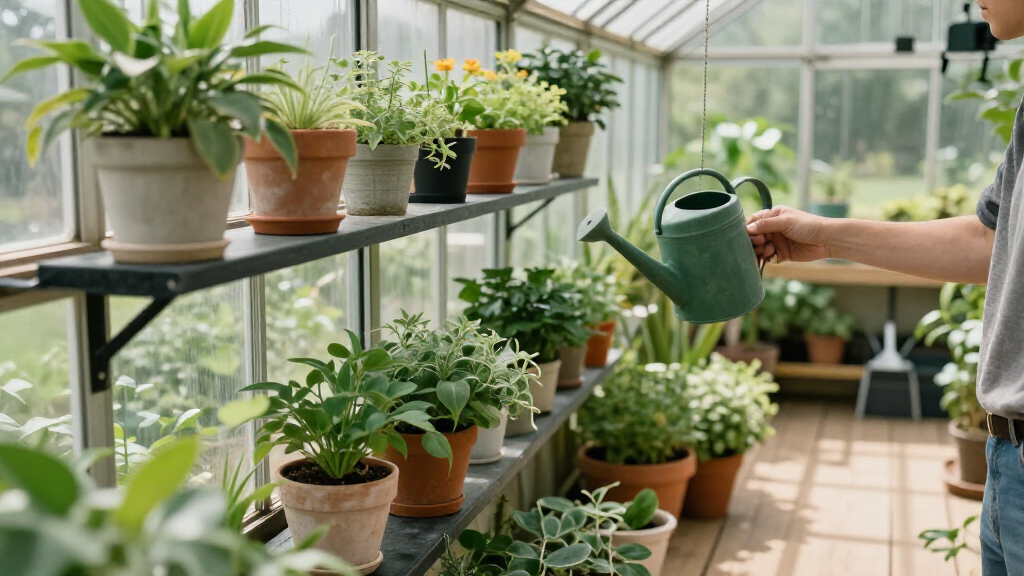 best wall-mounted greenhouse shelving