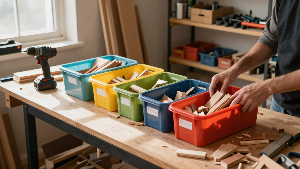 craft storage and organization bins