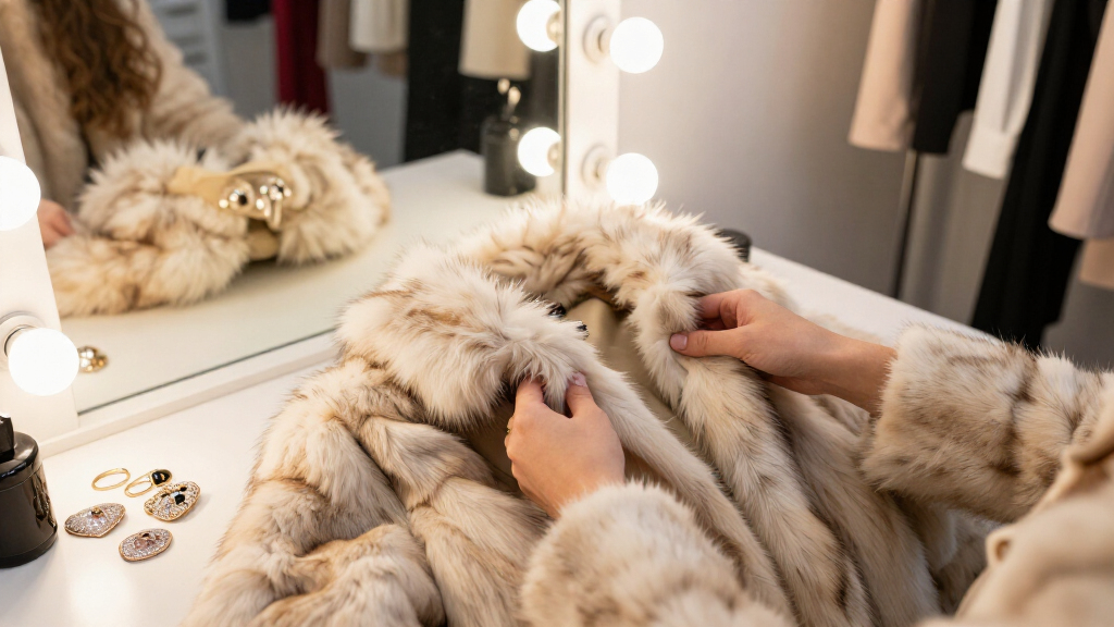 faux fur coats celebrity glam