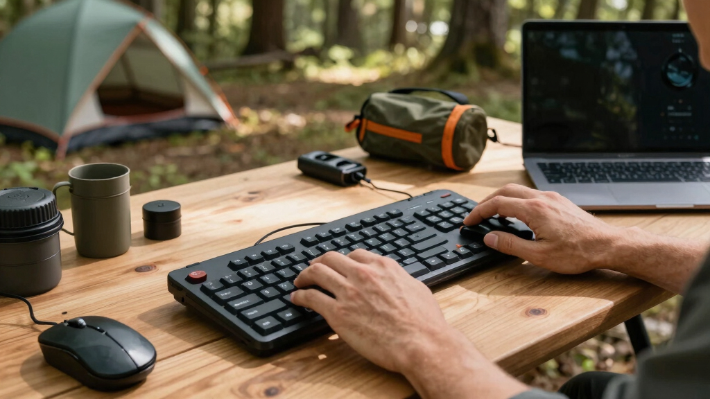 best rugged keyboard and mouse kit for camp office