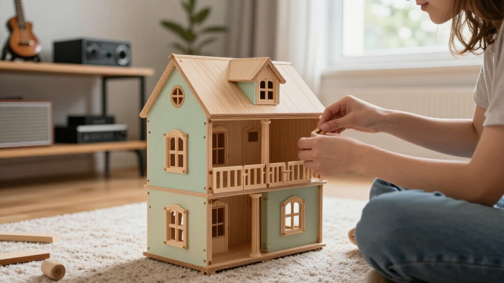 premium wooden dollhouse sets