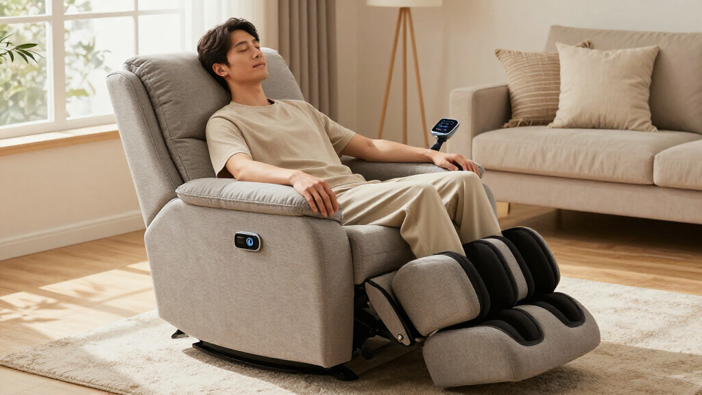 best recliner with massage for tall users