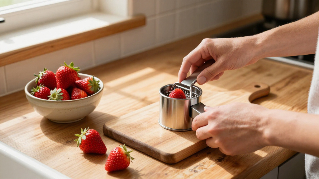 strawberry huller gadget