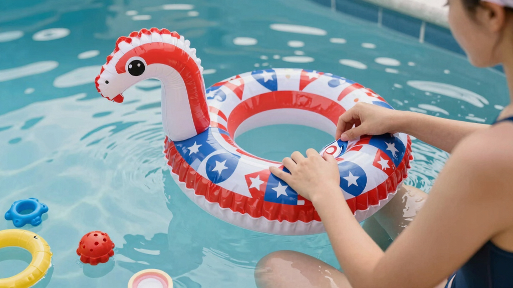 patriotic pool floaties