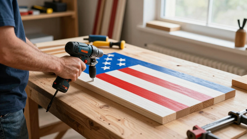 patriotic woodworking project kits