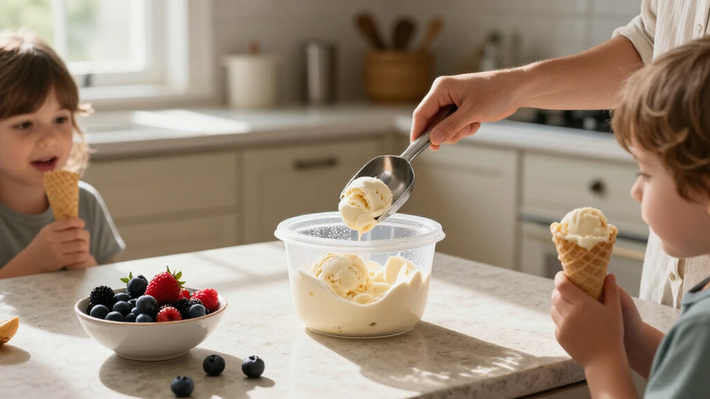 ice cream storage containers