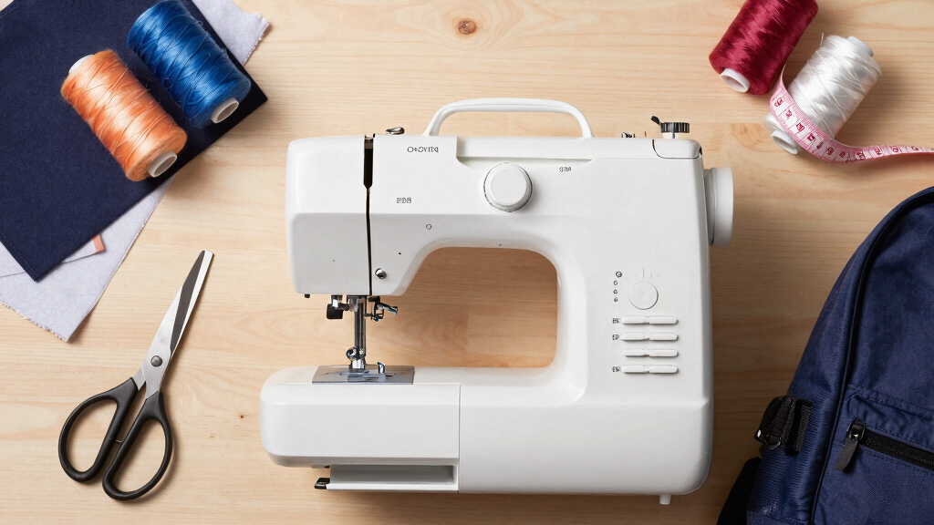 sewing machine for making bags and backpacks