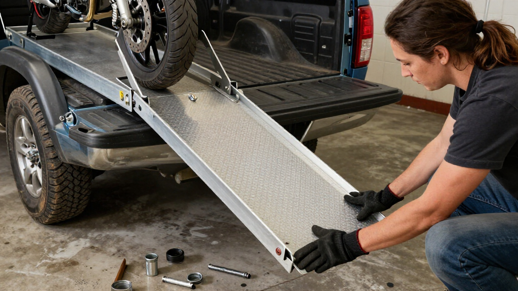 truck bed motorcycle ramps