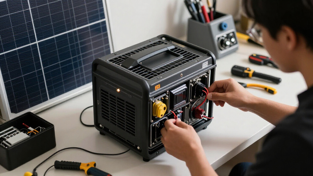 solar-powered backup generators