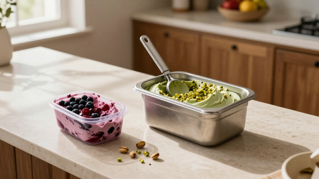 gelato storage containers