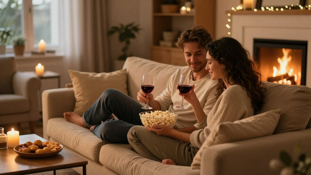 cozy indoor date night ideas
