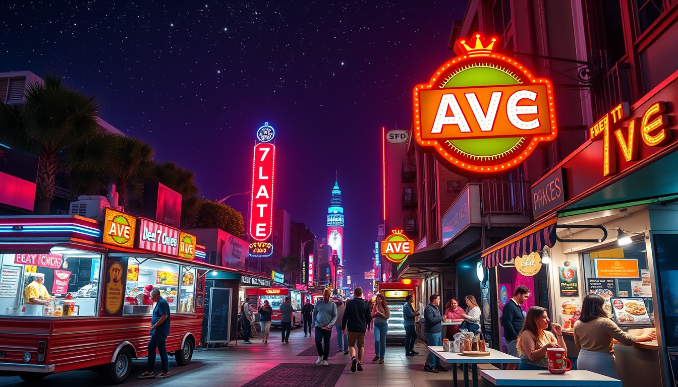 Satisfy Your Midnight Cravings: Best Late-Night Food Hotspots Near 7th Ave