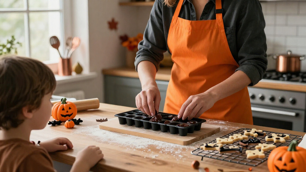 Halloween silicone baking molds