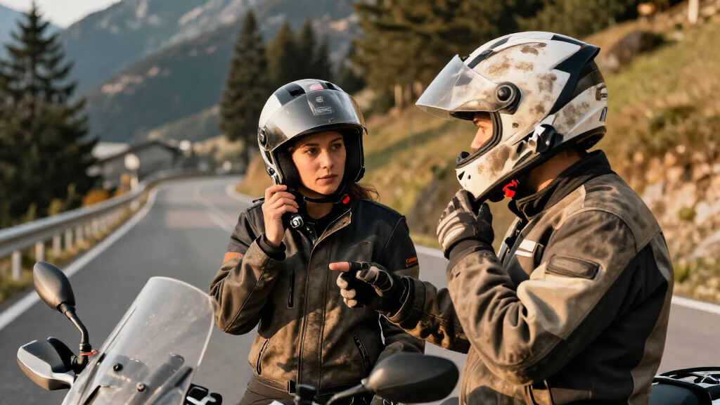 motorcycle helmet communication systems