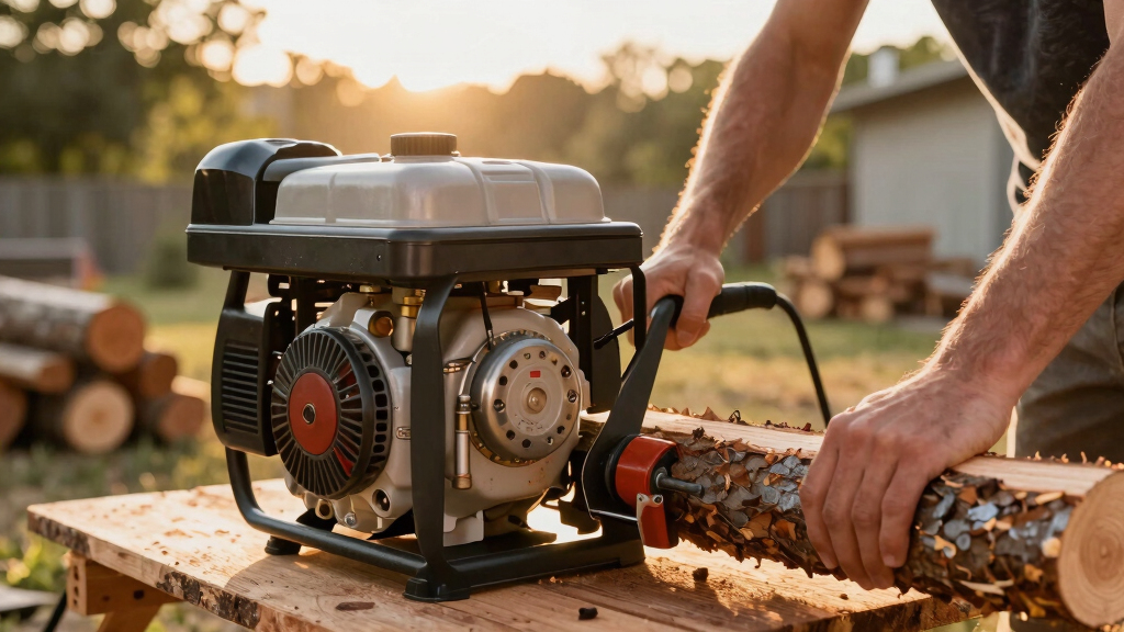 gas-powered wood splitters