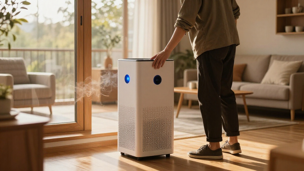 hepa air purifiers for wood smoke extra large rooms
