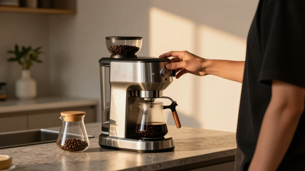 highend coffee makers with grinder