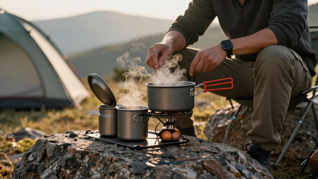 compact camping cookware sets