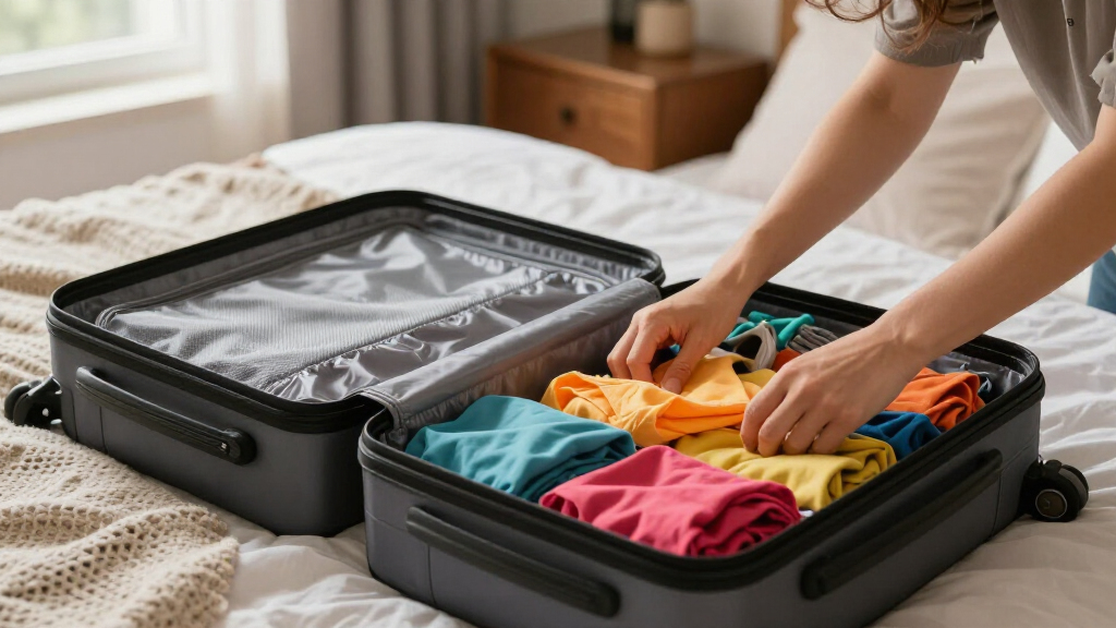 luggage organizer packing bags