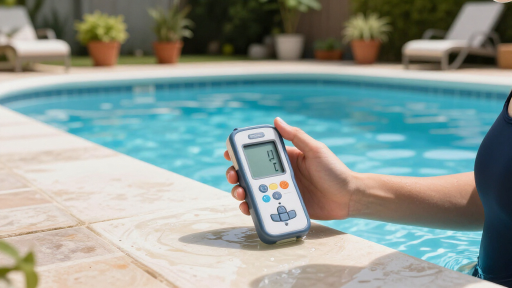 pool water testing meters digital