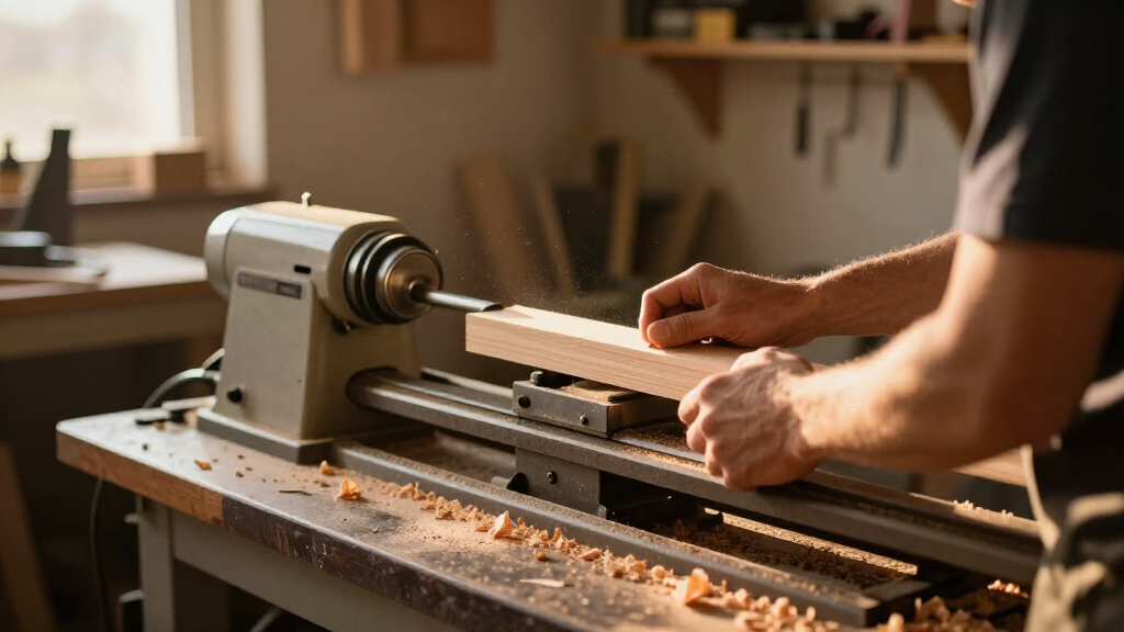 benchtop wood lathe for a small shop