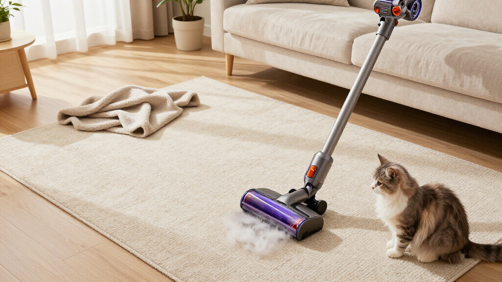 dyson cordless vacuum for pet hair on rugs