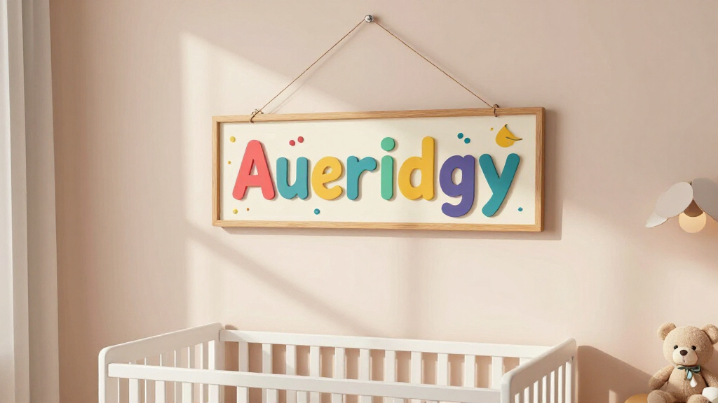 best extra large nursery name signs