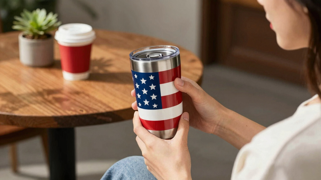 patriotic insulated drink tumblers