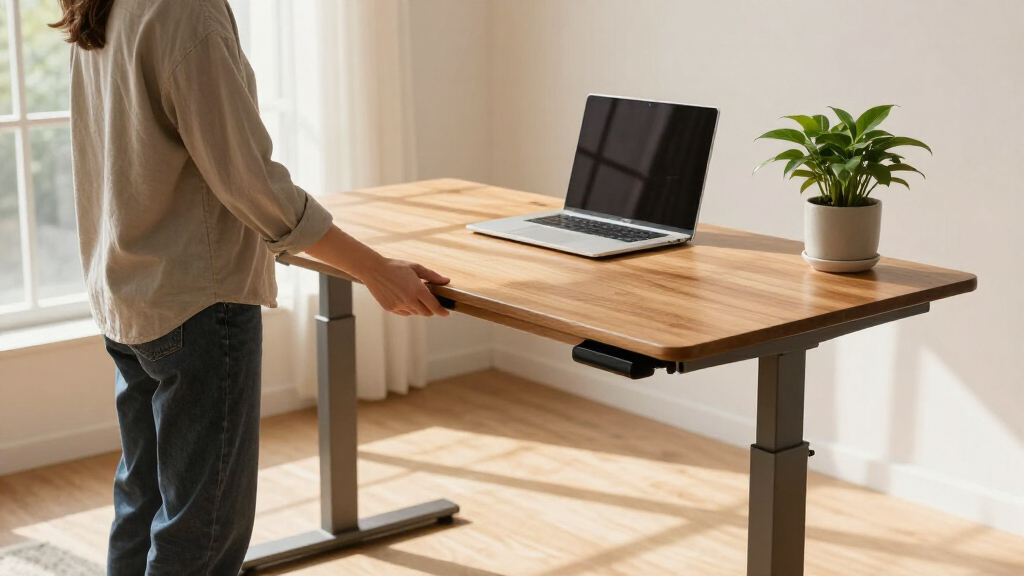 best solid wood electric standing desks
