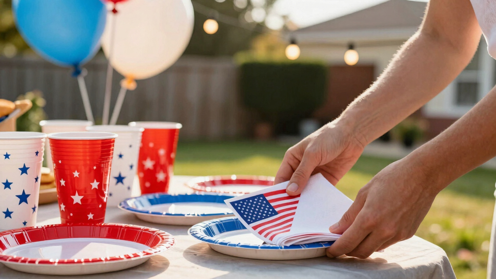 4th of July patriotic party supplies